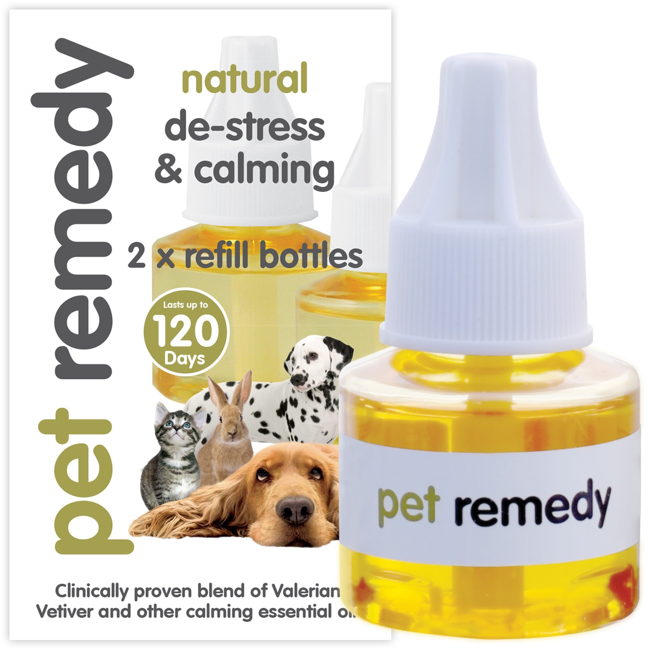 Pet Remedy Calming Diffuser Refill 2 Pack - 40ml